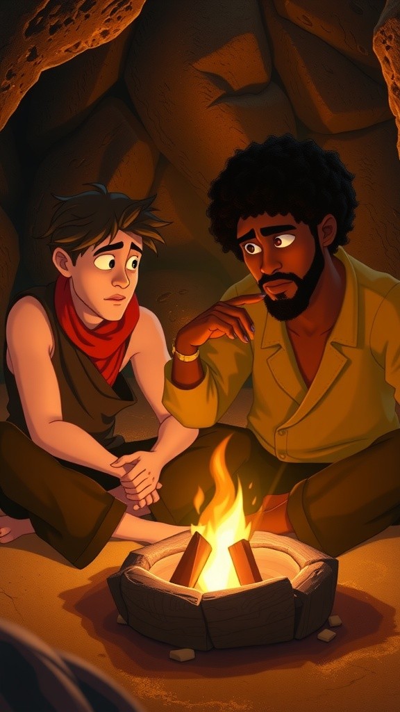 Dua Manusia Purba dan Drama Api!