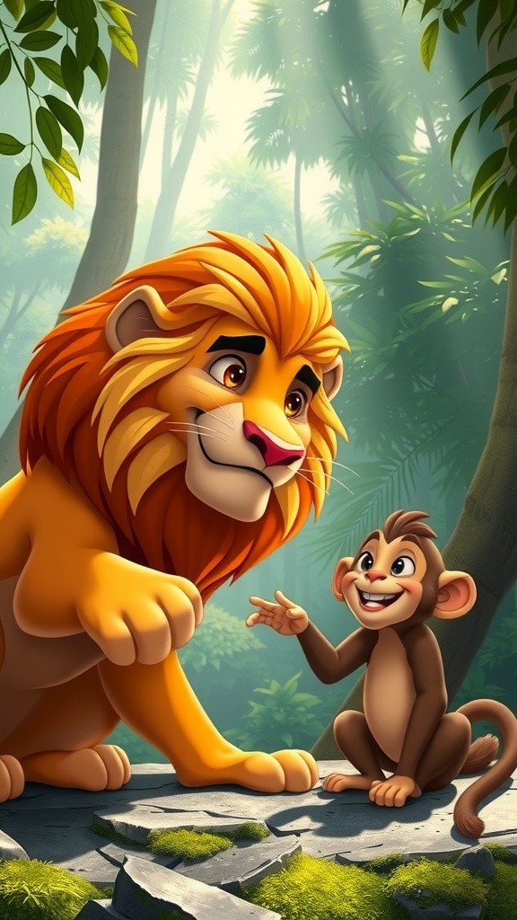 Ek Sher aur Uska Beta Jungle Ki Kahani