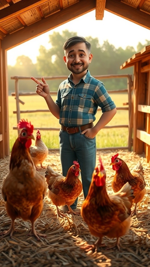 Ayam Pintar di Desa Pak Budi