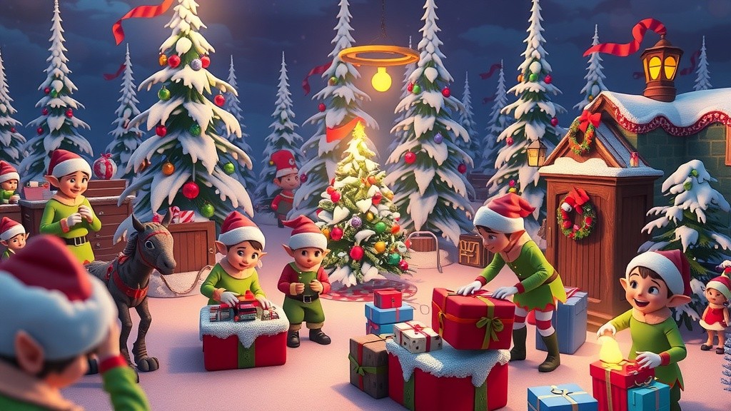 नॉर्थ पोल में क्रिसमस की तैयारी