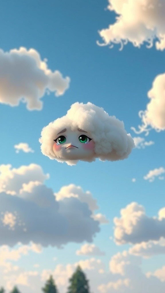 नन्हा बादल और उसकी पहली बारिश