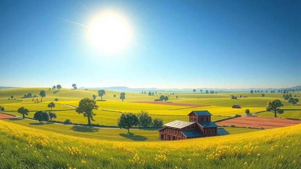 A Journey Through Fields: The Farmer and His Son