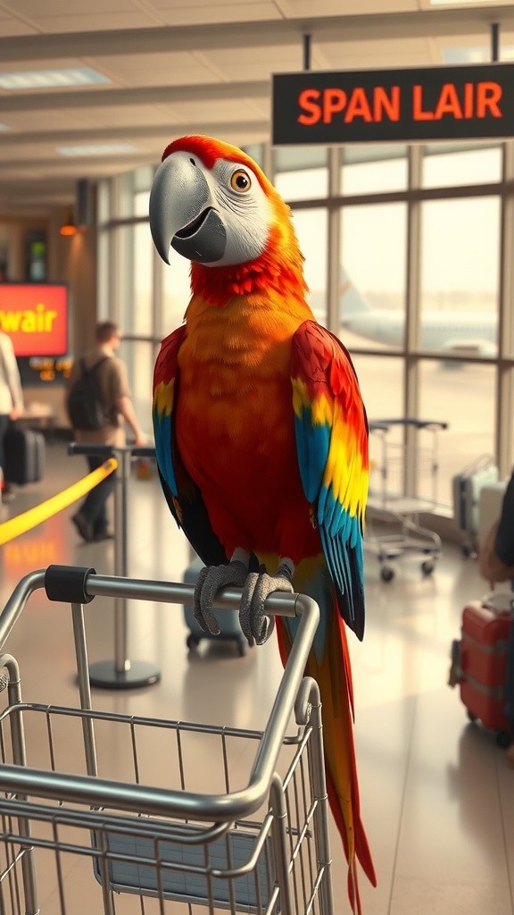Parrot's Packed Adventure!