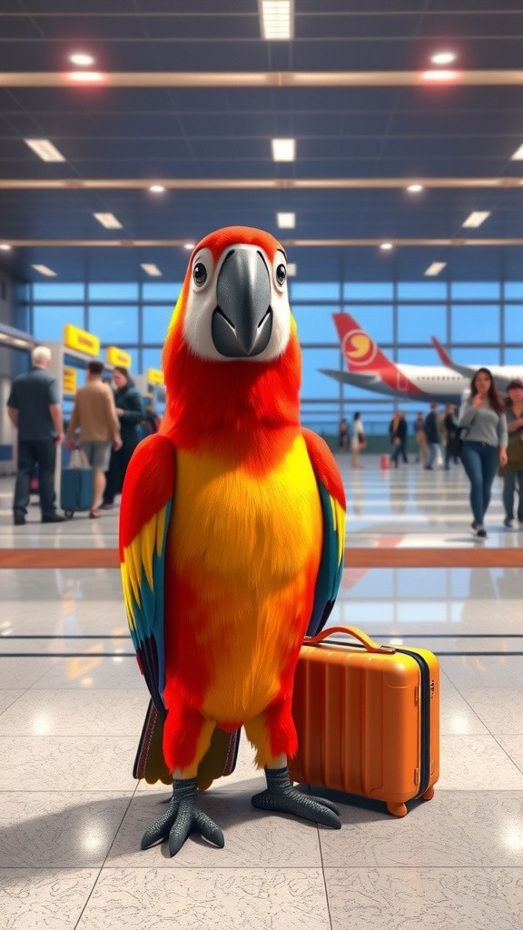 Parrot's Packing Adventure!
