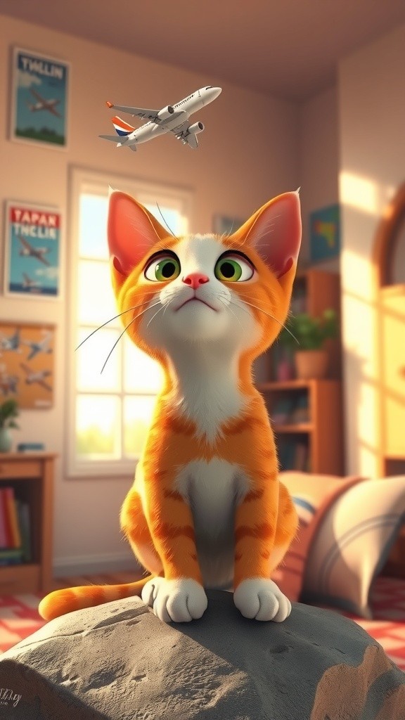 Mimi Si Kucing dan Mimpinya Menjadi Pilot