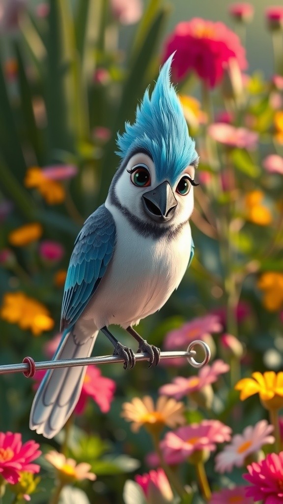 चिड़िया की समझदारी और बिल्ली की आलसी कहानी