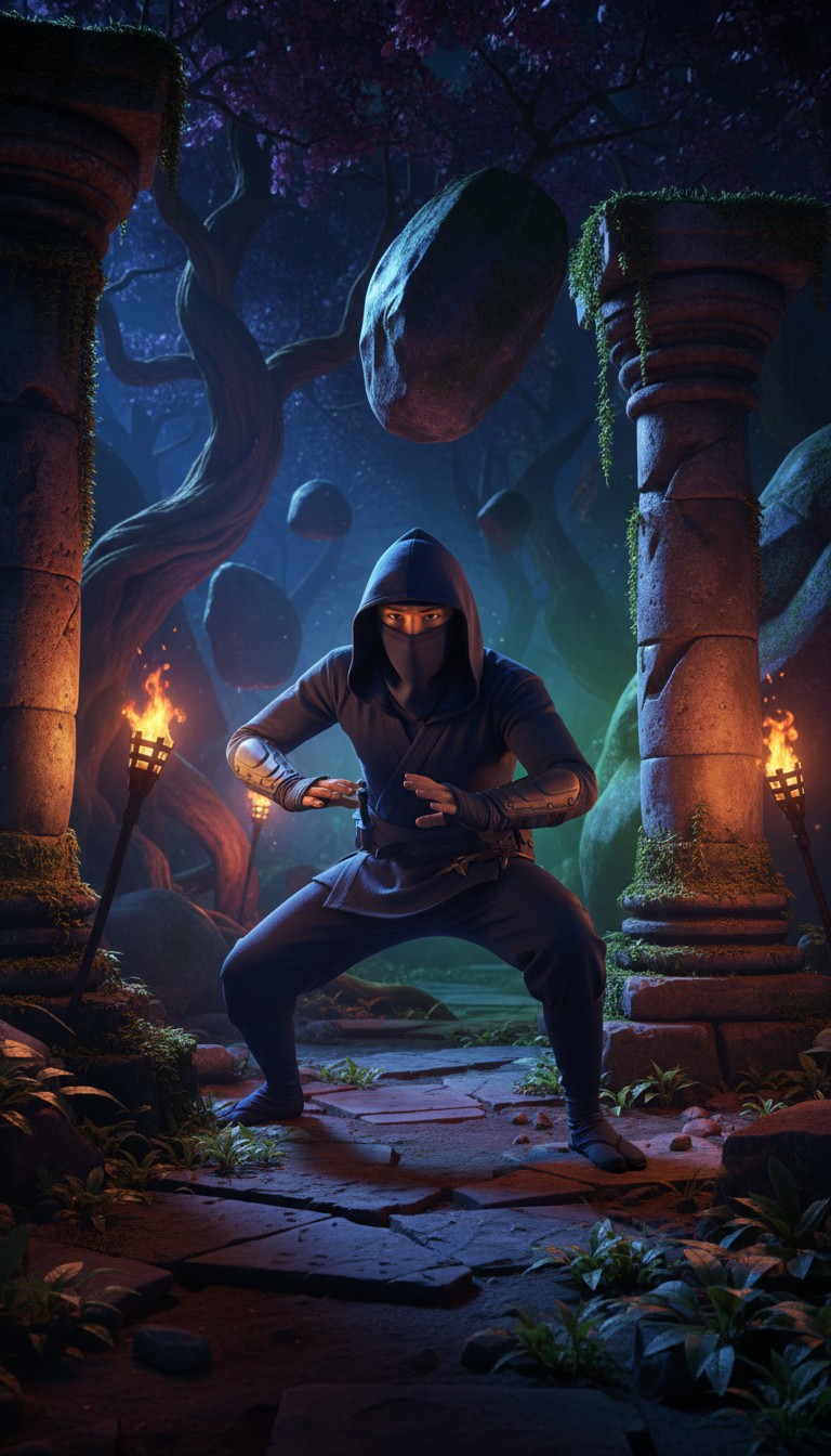 Ninja: The Quest for the Glowing Diamond