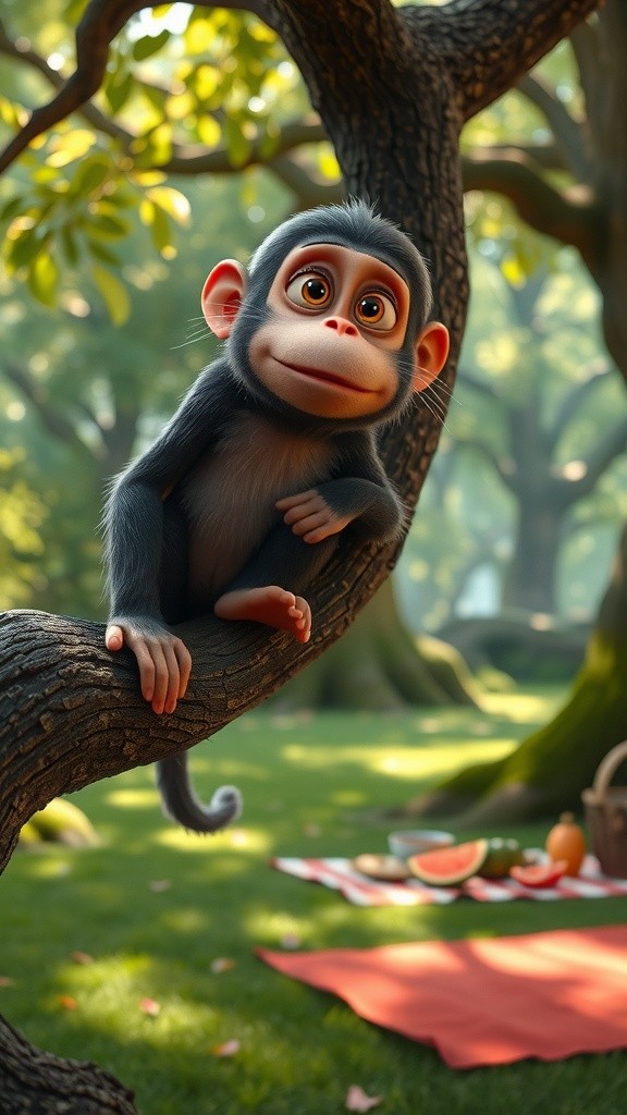 Bandar, Murga aur Tarbooz Ka Hungama!