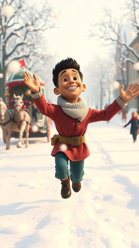 Winter Sleigh Adventure for Kids!