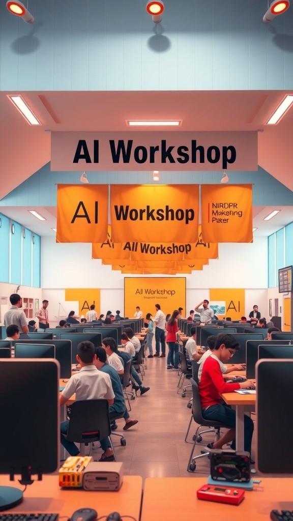 AI Workshop at NIRDPR Hyderabad Training Hall
