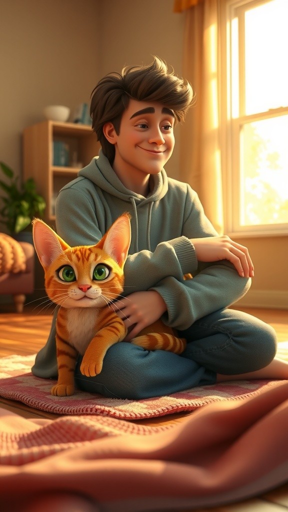 Pure Love: A Baby and Cat's Heartwarming Bond