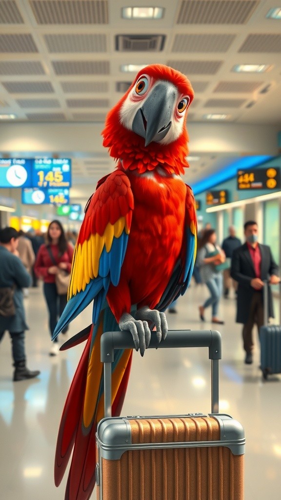 Packing Parrot's Airport Antics!