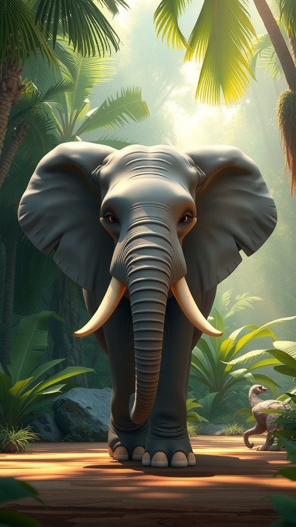 गुड़्डू हाथी और पेड़ का मजेदार टकराव (copy)