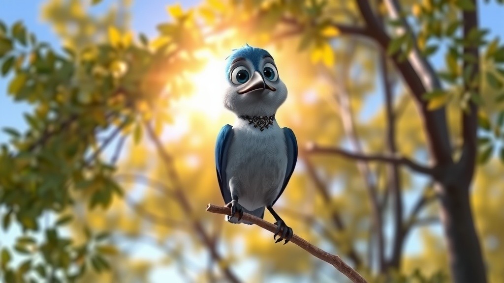 The Little Bird's First Flight