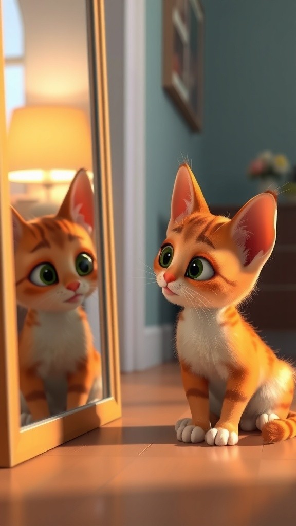 Kucing Rara dan Rahasia Glowing