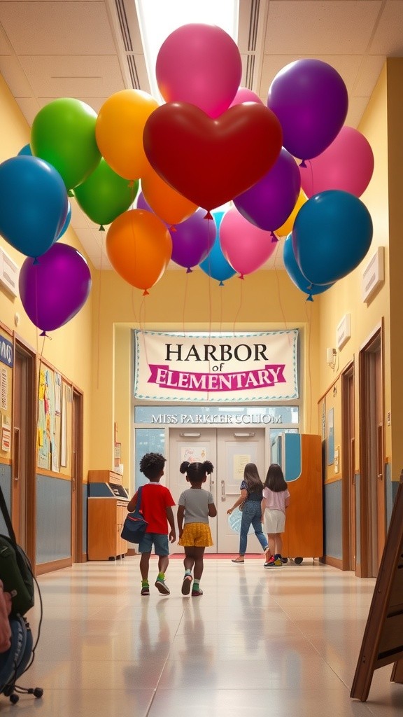 Liberty's First Day at Harbor Elementary!