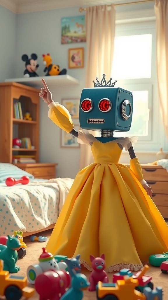 Kesalahan Lucu Mini: Kamar Jadi Dinosaurus!