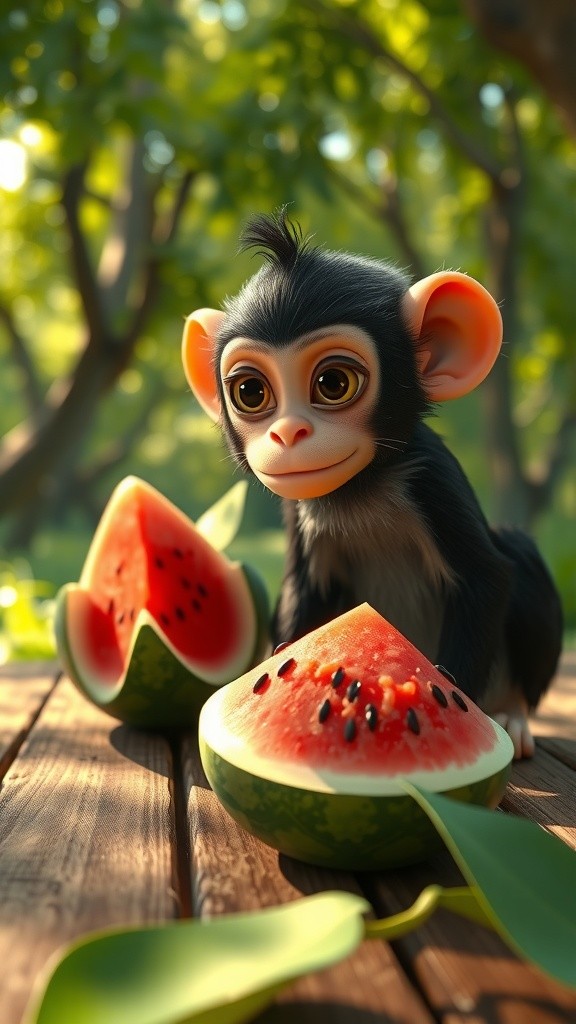 Monyet Rakus dan Semangka Raksasa