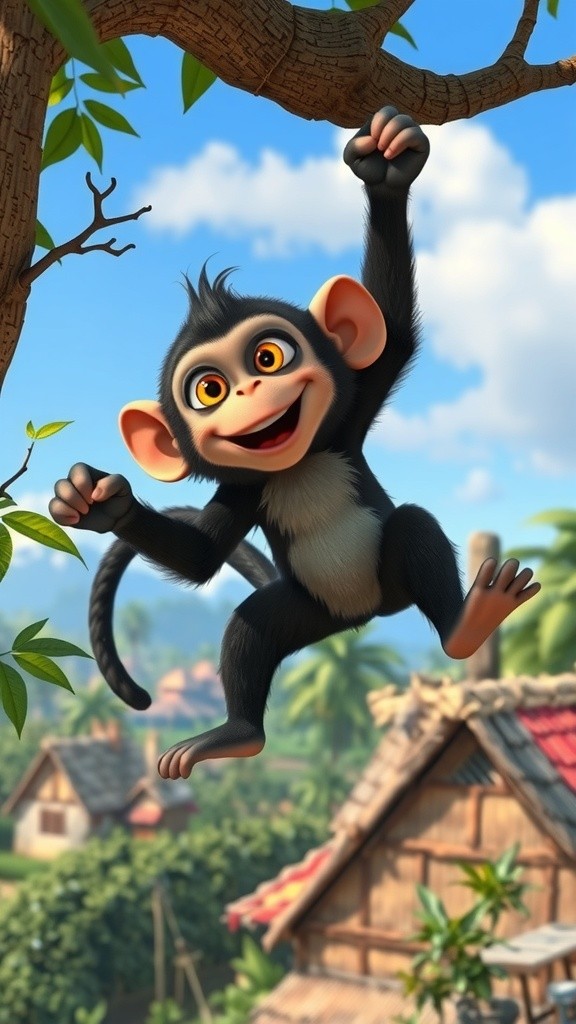 ईमानदारी की जीत: बंदर और कुत्ते की कहानी