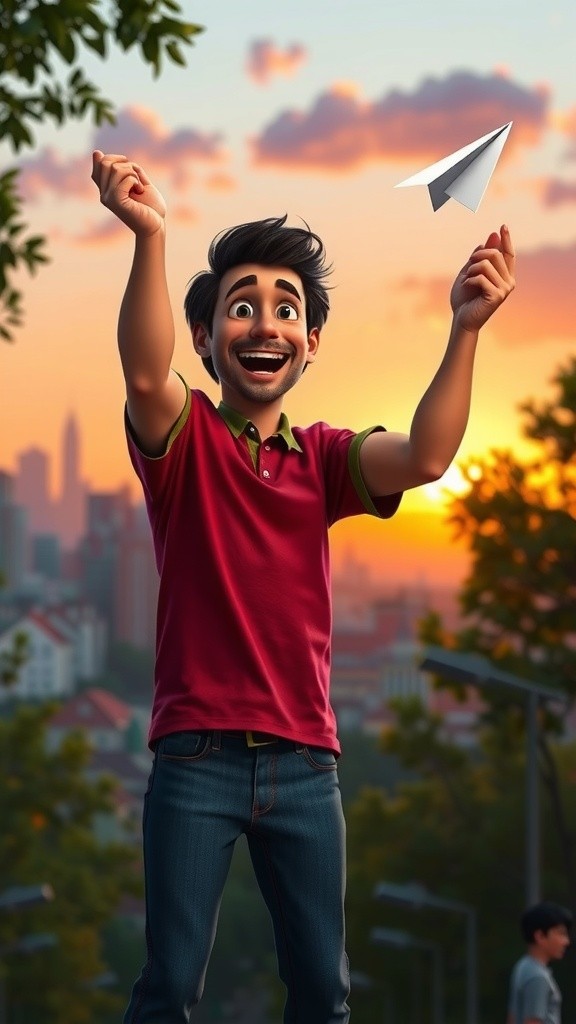 Adventures of 3D Cartoon Characters through Vibrant Worlds