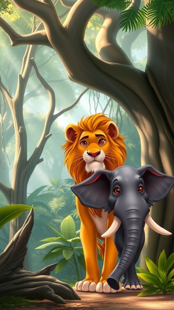 بھوکوں کا جوڑا: شیر اور ہاتھی کا کھانے کا سفر!