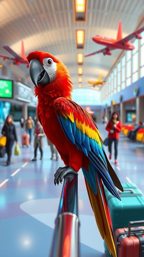 Parrot's Travel Tales: From Airport to Paradise!