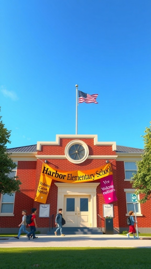 Liberty's Warm Welcome at Harbor Elementary