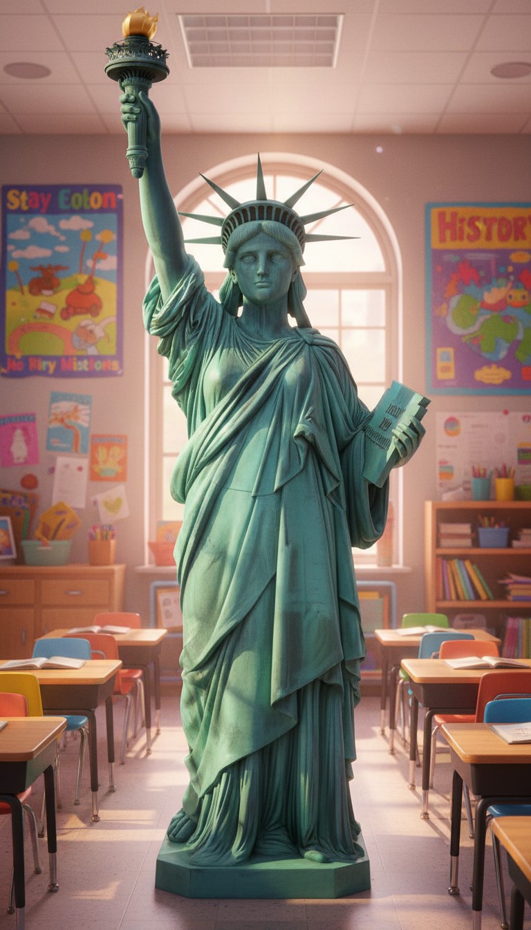 Liberty's First Day at Harbor Elementary!