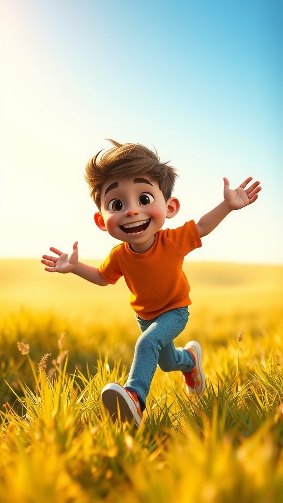 Boy's Adventure in the Forest