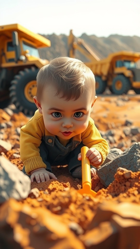 Baby Miner: A Newborn in the Open-Pit