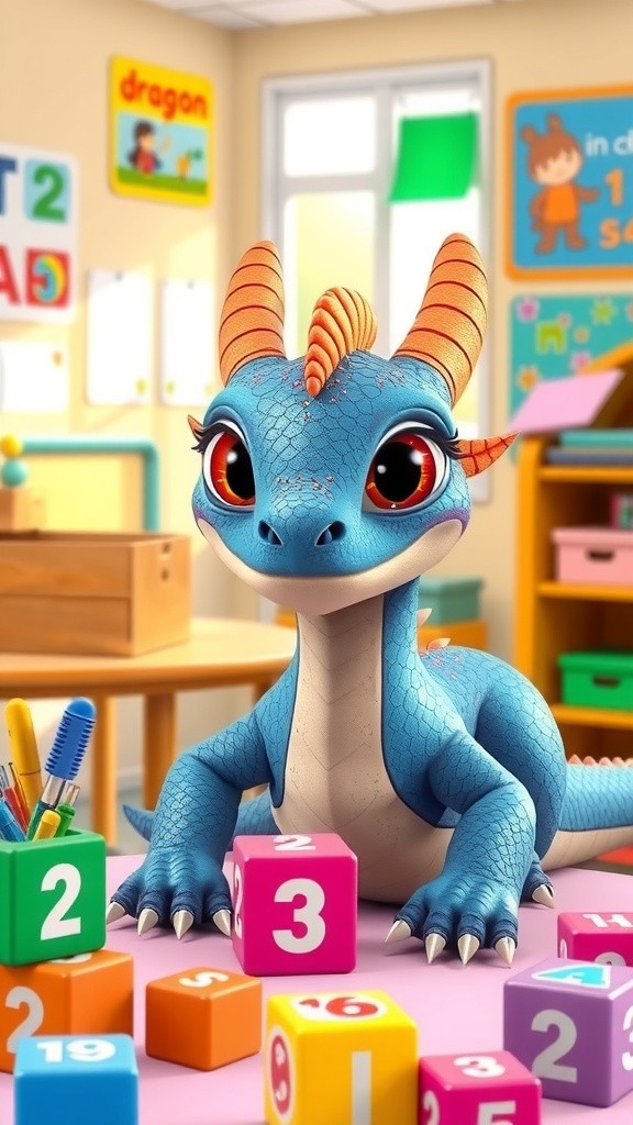 Dino's Fun with Numbers and Colors!