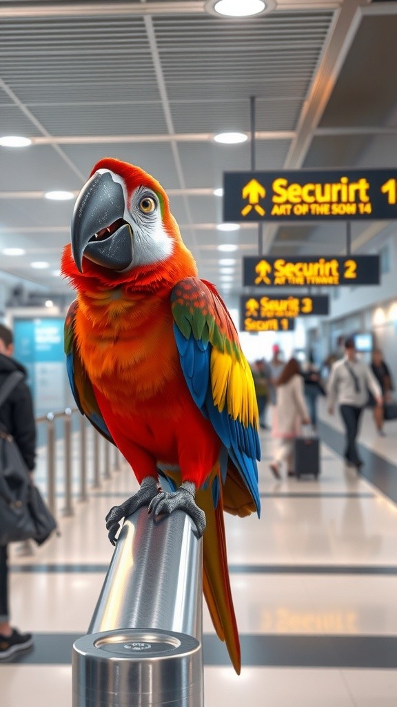 Parrot's Unbelievable Baggage!