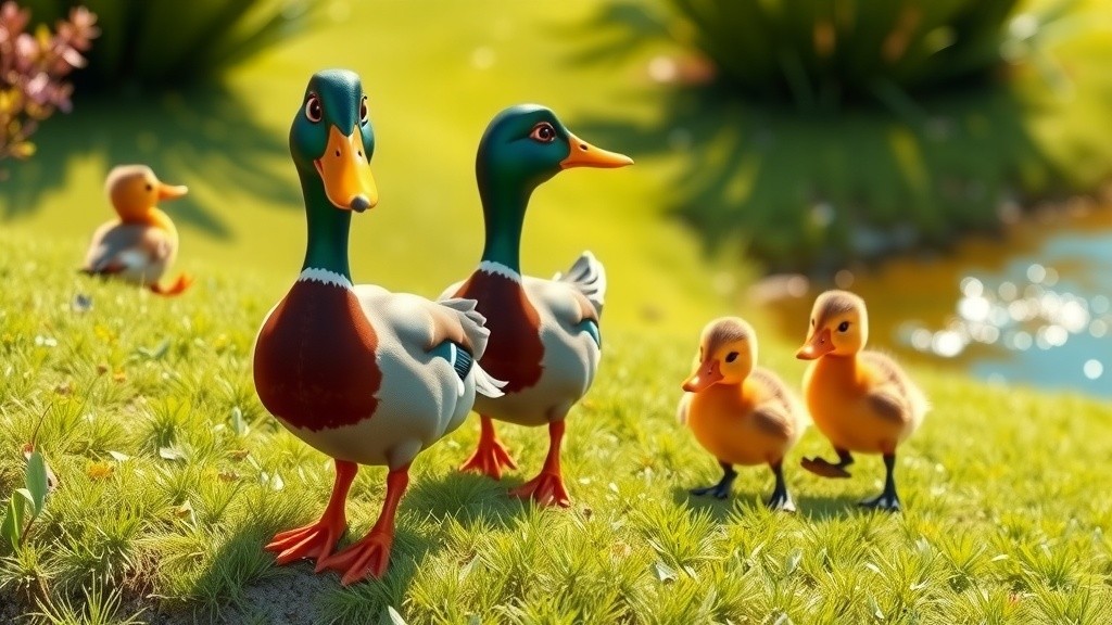 Five Little Ducks: A Colorful Adventure!