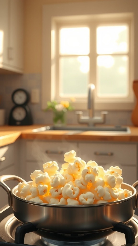 Why Does Popcorn Jump from the Pan?