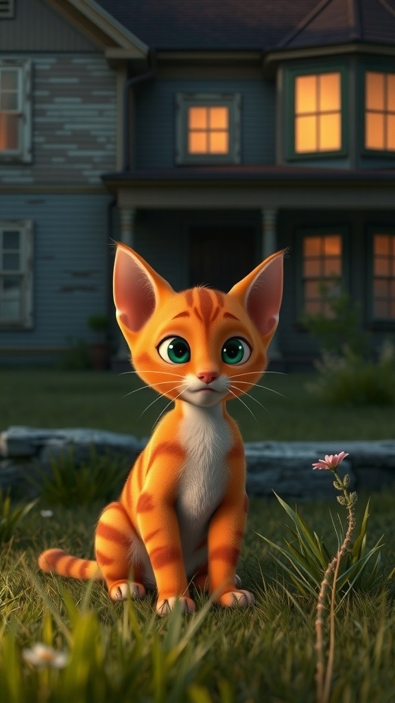 Kucing Kecil yang Menunggu