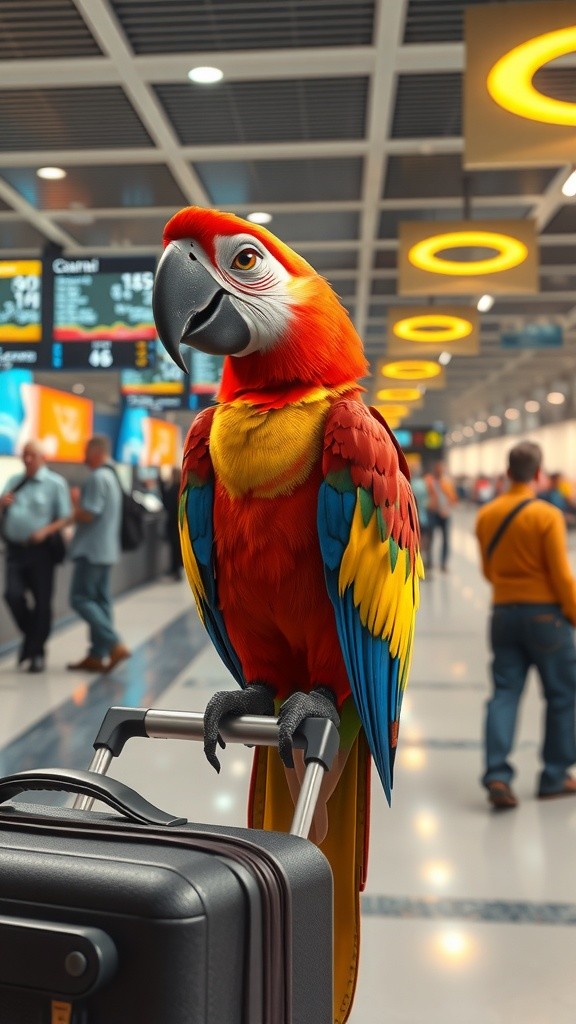 Parrot's Packing Adventure!