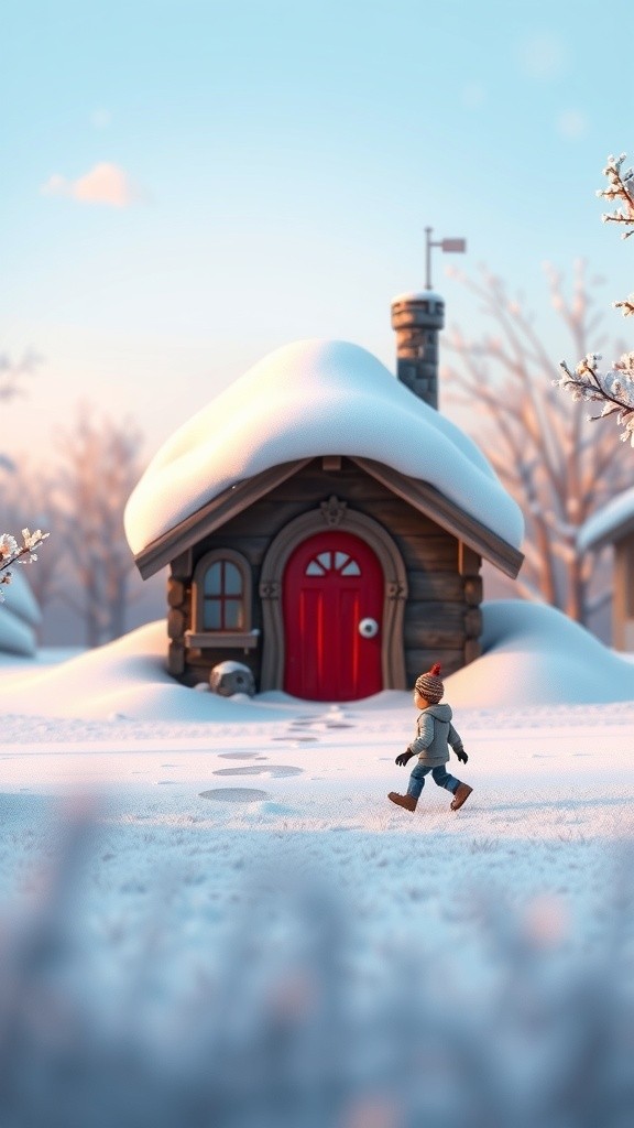 Baby Parrot Knocks at Door: 'Open the Door, It's Cold!'