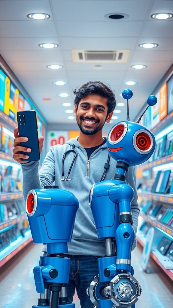 Akram Aur Uska Smart Mobile