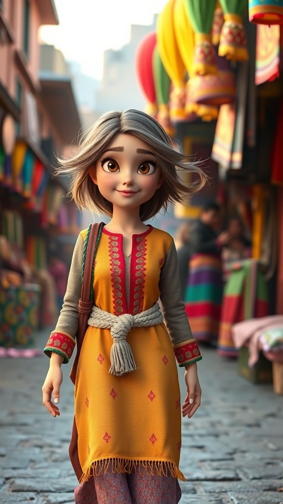 Russian Girl in Punjabi Suit Braving Quetta's Cold!