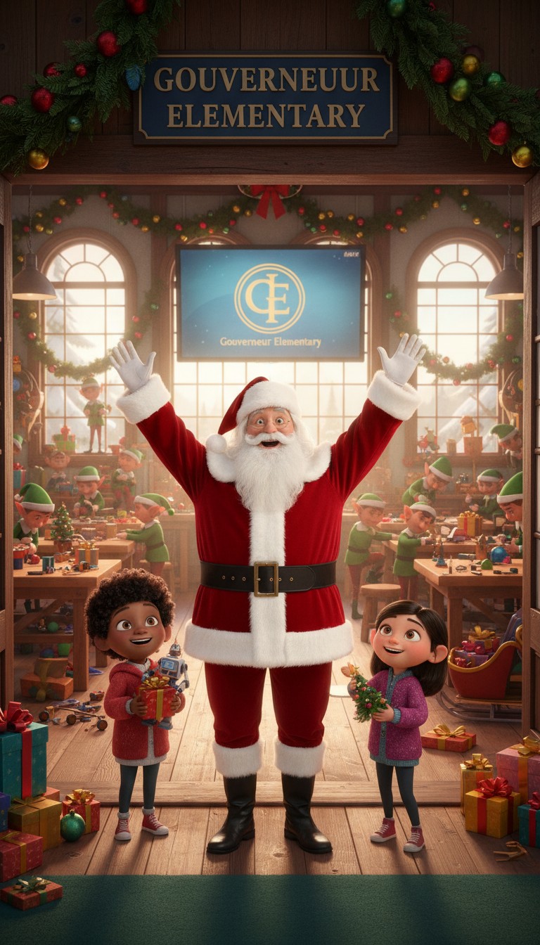Santa's Holiday Message to Gouverneur Elementary