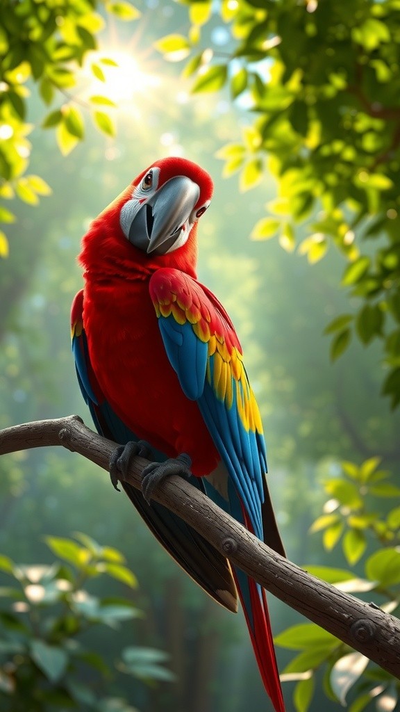 The Courageous Flight of Polly the Parrot