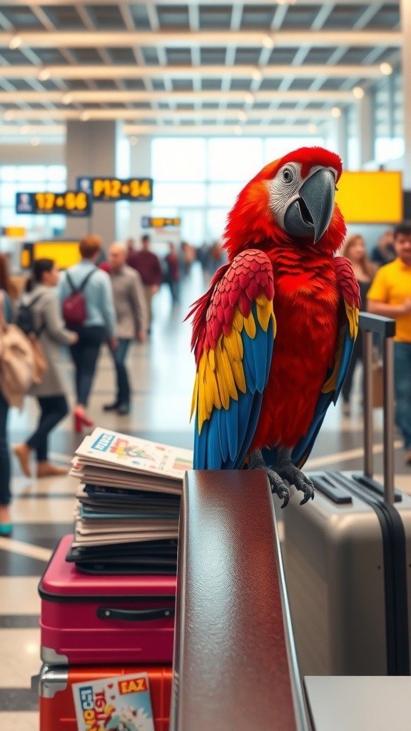 The Parrot's Overpacked Adventure!