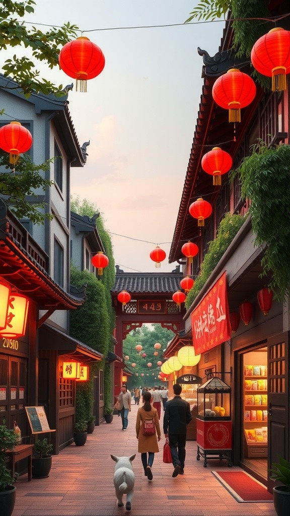 Samosa Preparation in a Chinese Village Street by an Indian Man