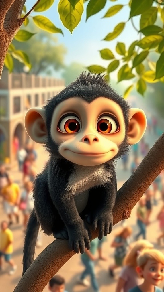 Petualangan Usil Momo si Monyet