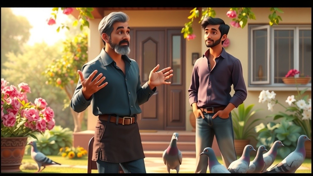 Rahim aur Pigeons ki Dosti