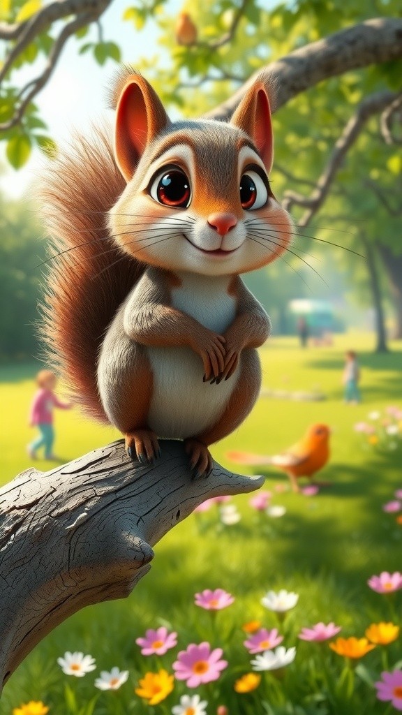 Acorn's Magical Flight: A Squirrel's Adventure