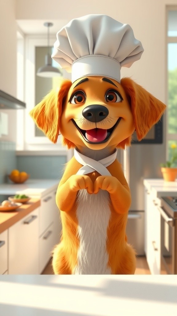 Dog Chef: Cooking Fried Rice and Chicken in a Fully Equipped Kitchen!