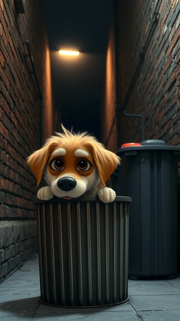 A Stray Dog's Journey to Safety