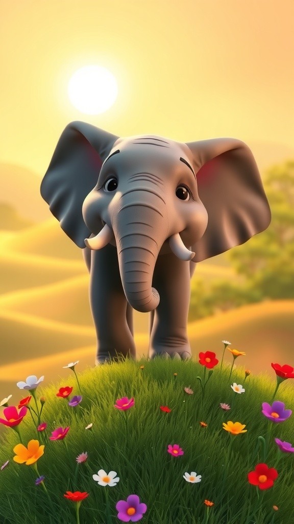 Joyful Adventures of a Baby Elephant!