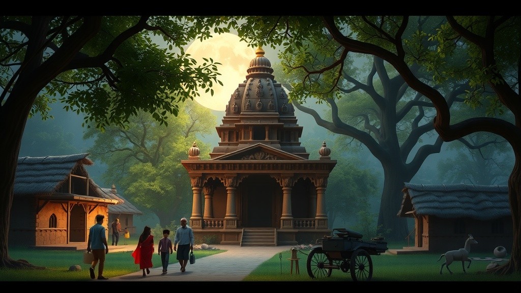 मंदिर की सजा